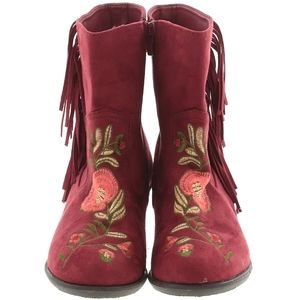 Weeboo Embroidered Boots Size 10
